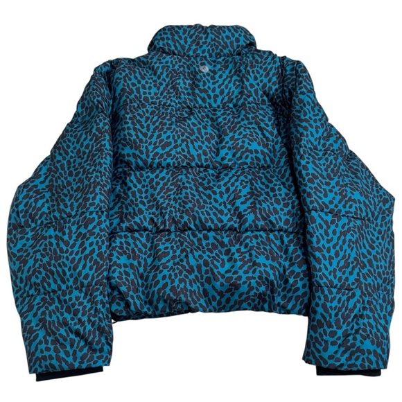 Skechers x Diane Von Furstenburg Go Shield Animal Print Athletic Puffer Size L - Picture 7 of 12
